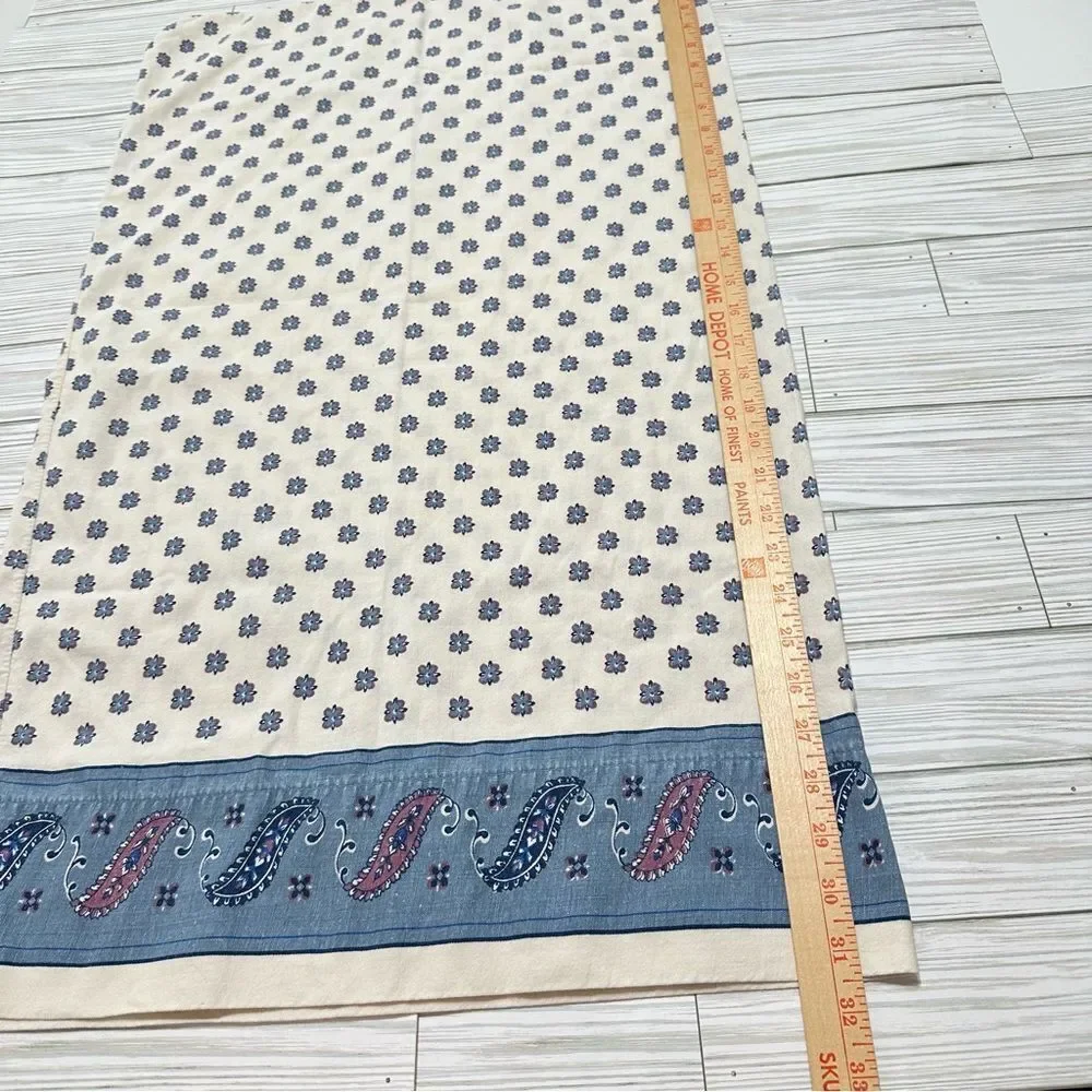 VNTG J.P. STEVENS‎ PAISLEY BANDANA STANDARD NO IRON FLANNEL LARGE PILLOW CASE